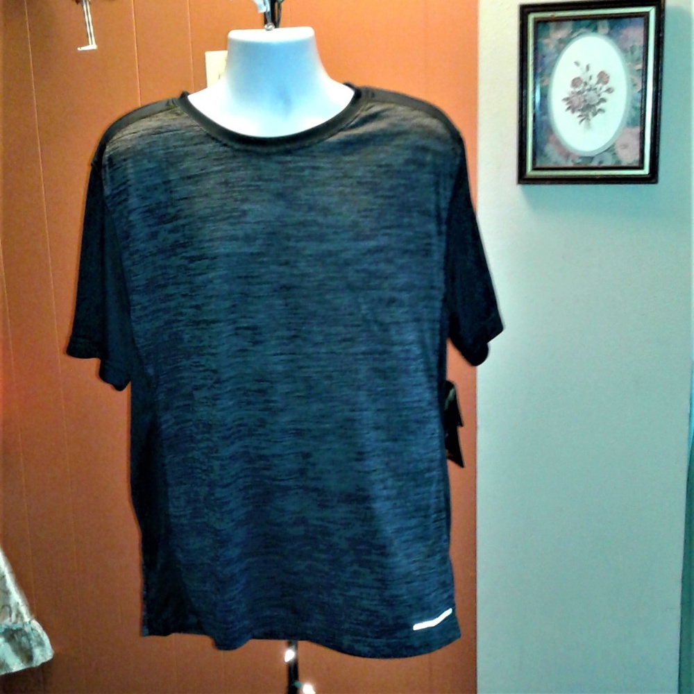 BLACK AND GRAY SHIRT